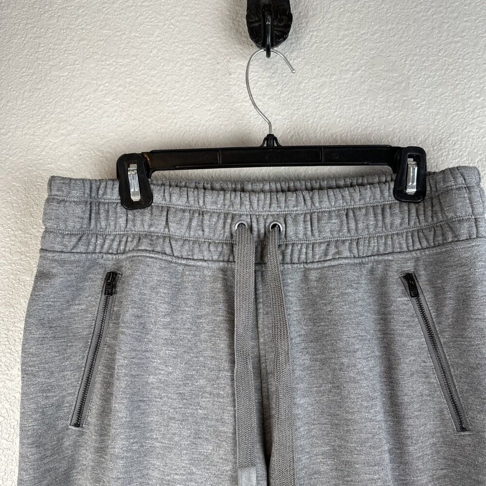Athleta Womens Bounce Back Jogger Size Large Heather Gray Zip Pockets - Picture 4 of 7